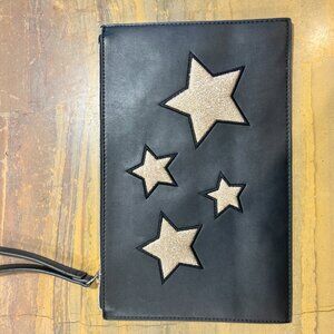 Black large wristlet / evening clutch